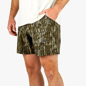 Aftco Mens The Original Fishing Short Size 30 Bottomland Camo